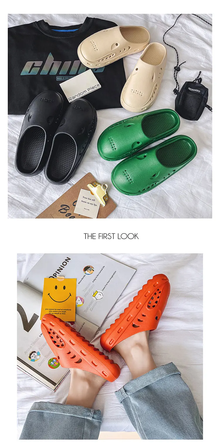 unisex slides de pouco peso sapatos praia chinelos casa
