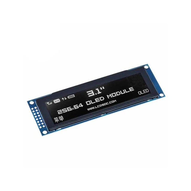 

A18-- Real OLED Display 3.12" 256*64 25664 Dots Graphic LCD Module Display Screen LCM Screen SSD1322 Controller Support SPI