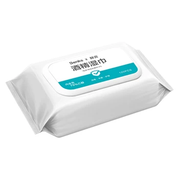 

1pack/120pcs 75% Alcohol Prep Pads Disposable Alcohol Cotton Wipe Sheet 8X 10cm Medical Disinfection Tablet Sterilize 99.9%