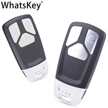 

WhatsKey New Style 3 Button Smart Key Shell Cover For Audi TT A4 A5 A6 Q3 Q5 Q7 S4 S5 2016 2017 2018 Remote Car Key Case