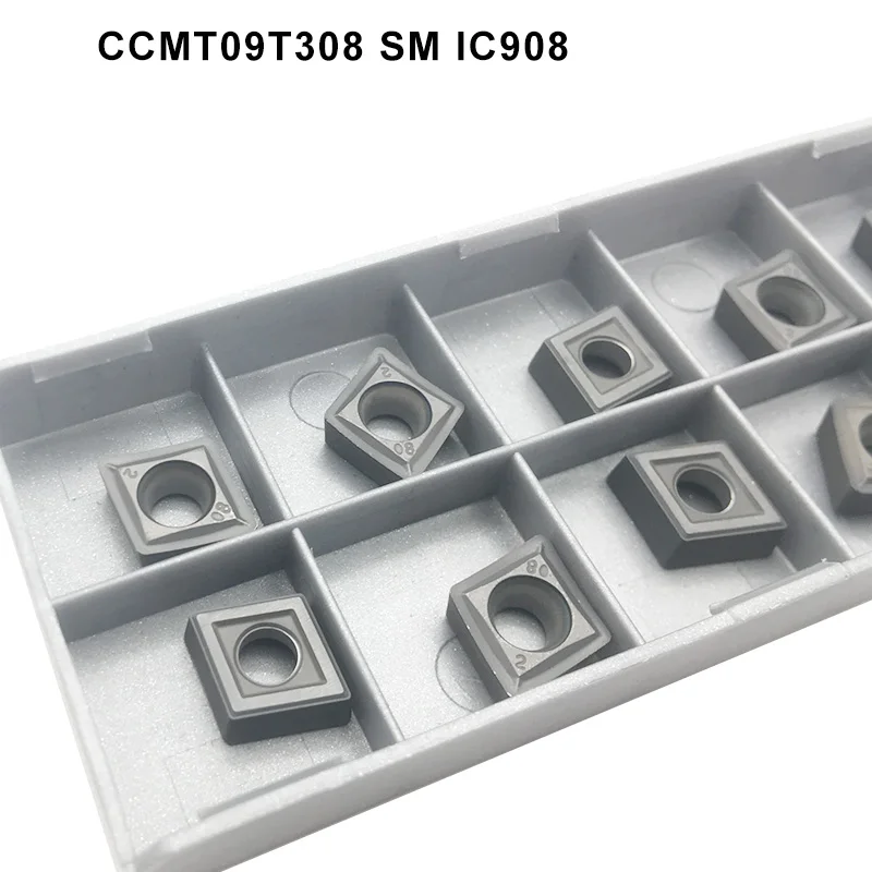 Твердосплавные вставки CCMT060204 CCMT09T304 SM IC907 токарные инструменты токарный станок