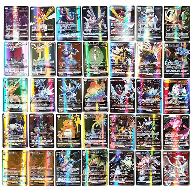 100pcs/Box For Pokemon GX Cards Vmax English Shining Trading Collectible Game Card Booster Box Spanish Kid Battle Game Toys Gift 3