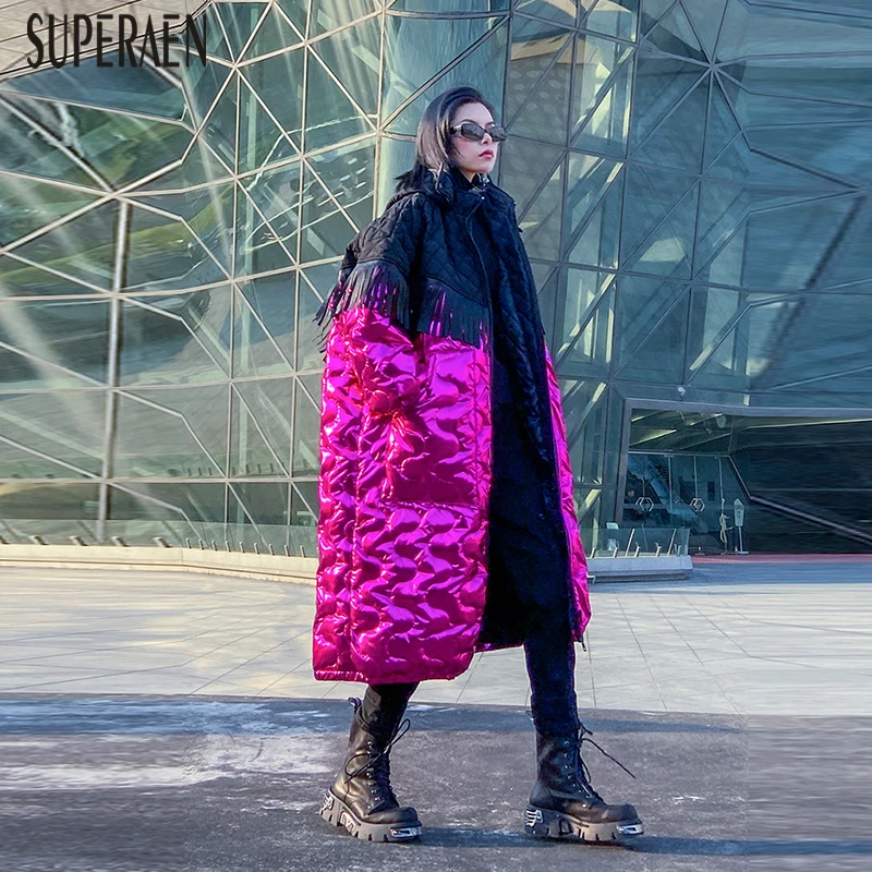 SuperAen, хлопковые теплые парки, пальто для женщин, новинка, зимние толстые модные парки, пальто для женщин, большие размеры, женская одежда