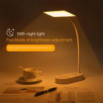 

1 Pc Desk Lamp USB Charging Light Reading Lamp With Touch-Sensitive Control
