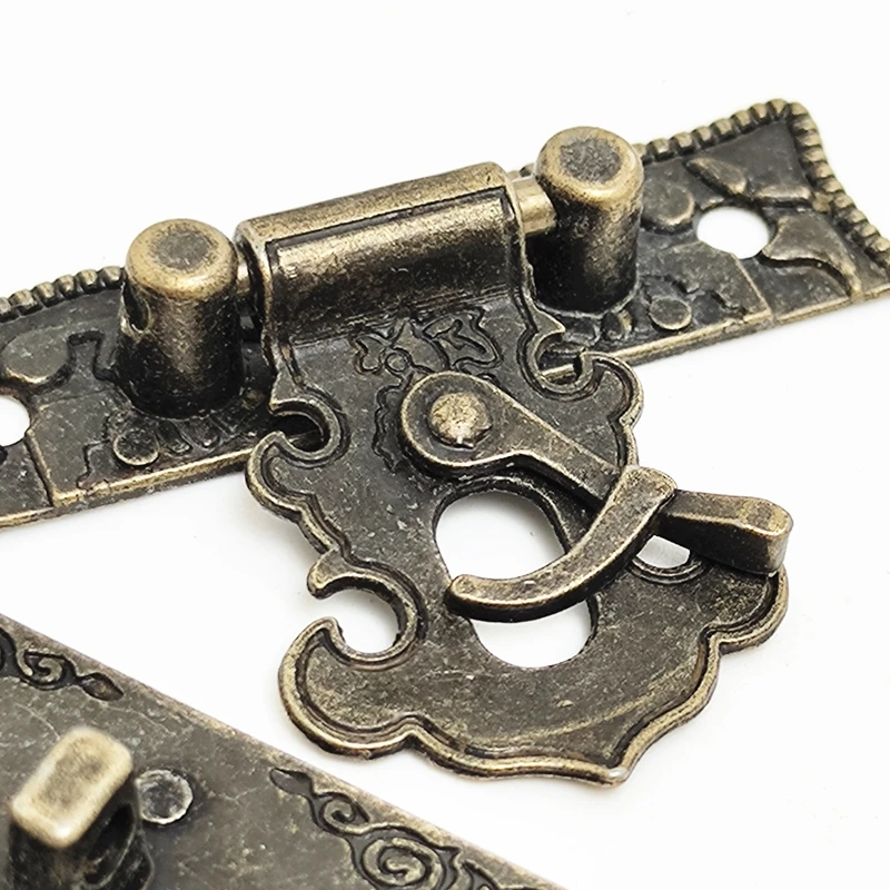Furniture Hardware Toggle Latches Jewelry Box Hasps Decorative Latches 1pc Vintage Hasp Latch
