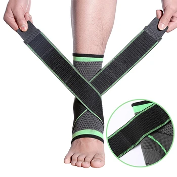 1 Pcs Mannen Sport Enkel Brace Strap Guards Verstelbare Enkels Enkel Protectors For A Outdoor Klimmen Basketbal Fitness