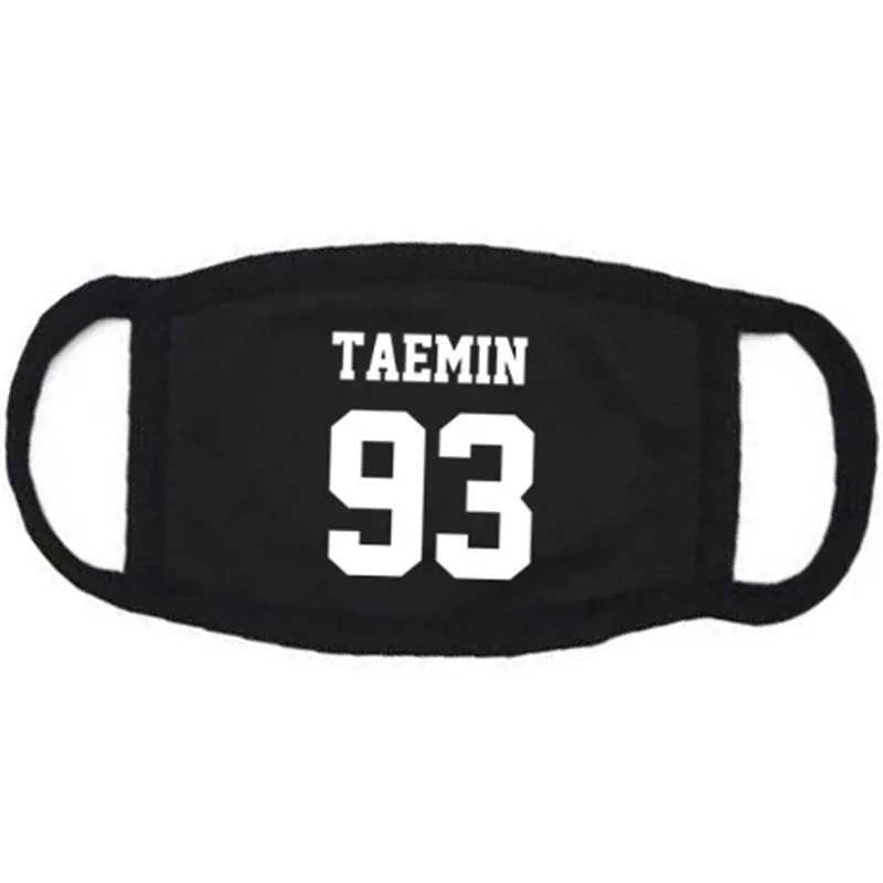 1 шт., Kpop Shinee Members KEY MINHO, хлопковая Пылезащитная маска для лица, унисекс, для езды на велосипеде, Анти-пыль, защитный чехол для лица, маски 19407