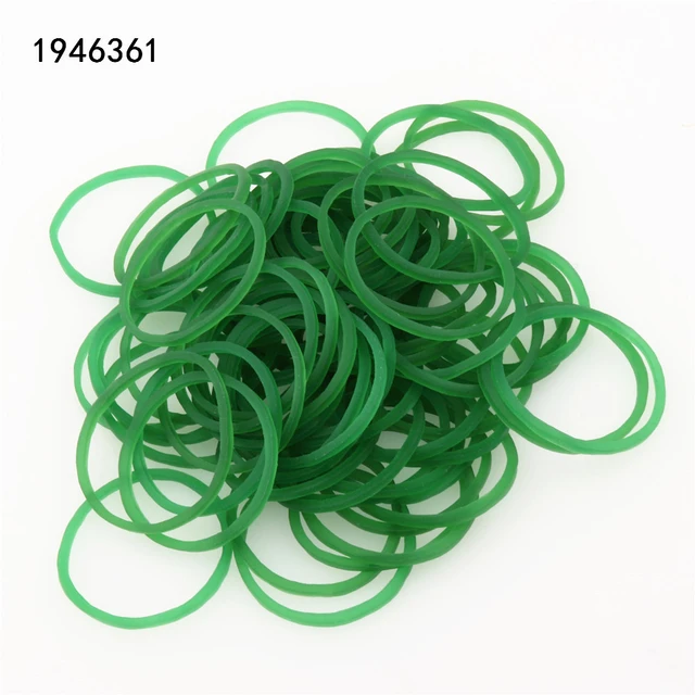 100Pcs Mini Rubber Bands Office Rubber Ring 16x1.4mm Soft Elastic