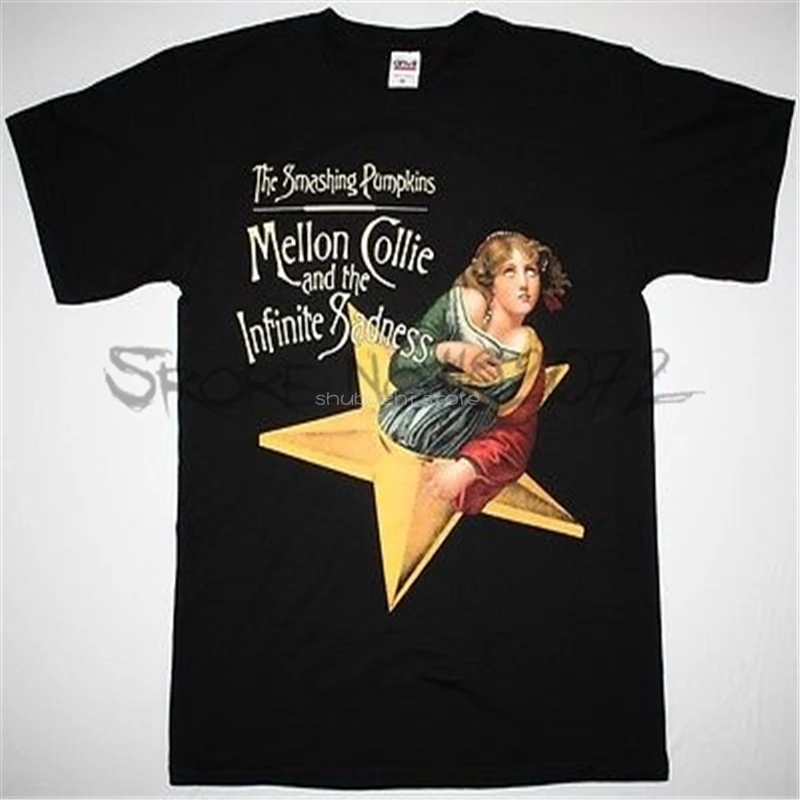 Новая Черная футболка с надписью THE SMASHING PUMPKINS MELLON COLLIE AND INFINITE Sad sbz5405 | Мужская