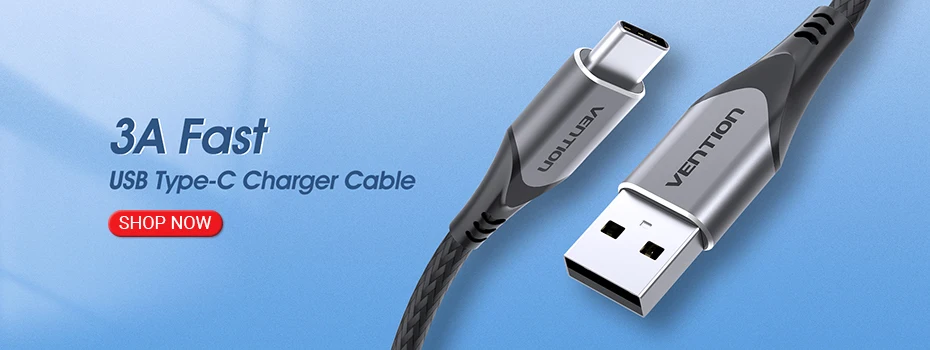 type of android charger Vention USB Type C Cable for Huawei P40 Pro Mate 30 Pro Dual USB C Fast USB Charging Cord for Xiaomi Samsung S20 Type-C Cable hdmi iphone adapter