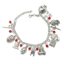 Браслет Annabelle Conjuring Captain spaulding Hellraiser Leatherface браслет Сэм кукла Trick or Treat Saw ужас браслет