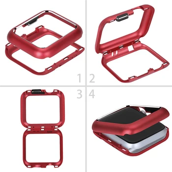 

New Style Full Screen Protector Case For Iphone Smart Watch 123 Case Ultra Slim Protective Case Magnetic Metal Protective Case