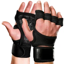 Мужские и женские Защитные Перчатки для фитнеса, гантели для тяжелой атлетики, защита для фитнеса, защита для рук из воловьей кожи, противоскользящие, пригодные для носки