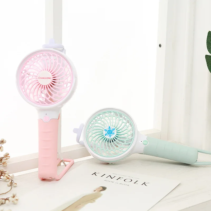 

Wholesale Summer Hot Sales Creative Handheld Fan USB Charging Fan Mini Fan Students Carry-on Fan