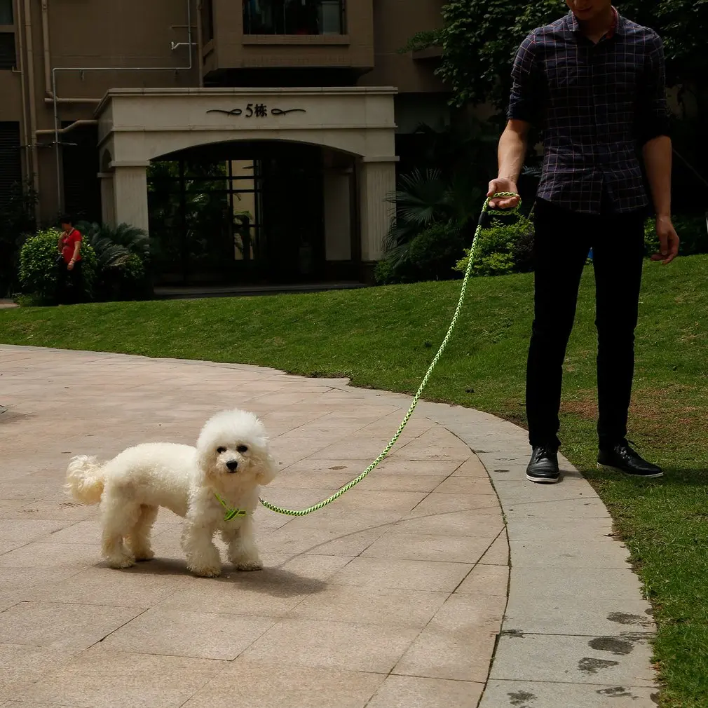Мягкий и толстый поводок для собак с двумя ручками эргономичный дизайн удобный в