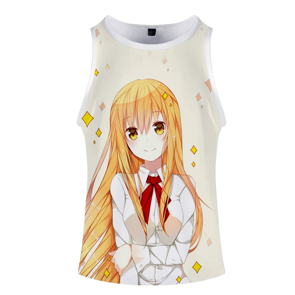 Himouto! Umaru-chan лента для девушки жилет топ мужской летний жилет без рукавов Мода модный тренд Повседневная одежда жилет