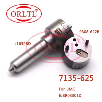 

ORLTL L163PBD + 9308-622B Common rail injector Nozzle Valve repair kits 7135-625 for Delphi EJBR03301D JMC Transit 2.8L 4JB1TCI