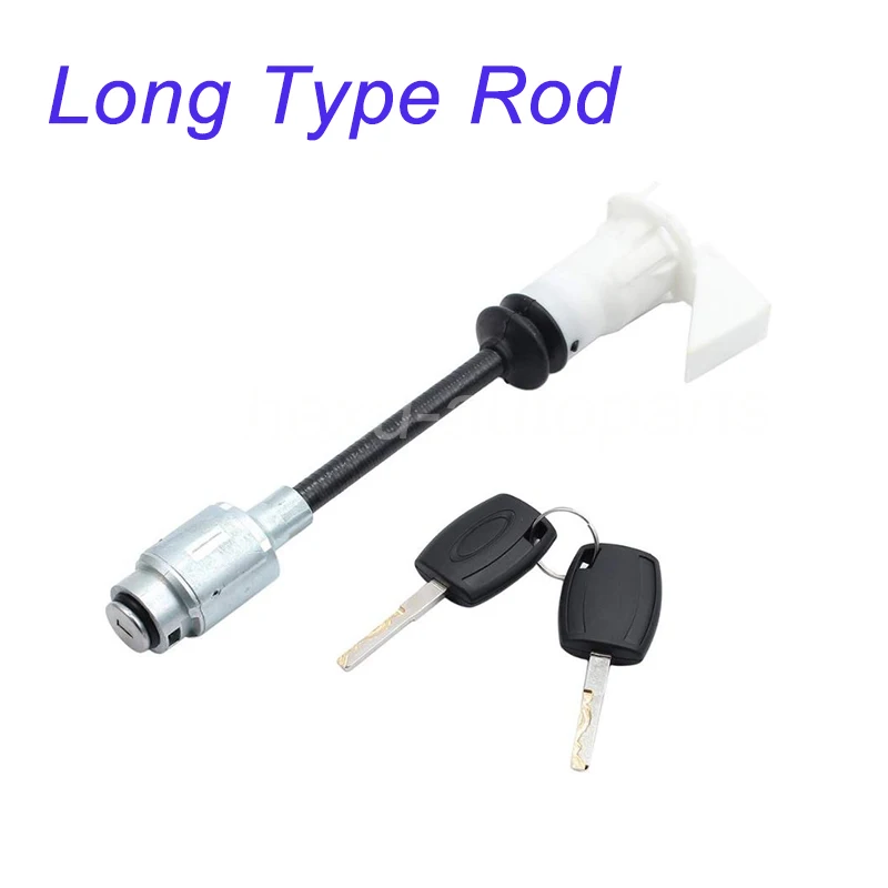 Long Type Rod Bonnet Release Lock Latch Repair Kit Key Set For Ford Focus MK2 2004-2012 1343577 4M5AA16B970BA