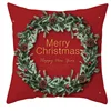 Christmas Elk Pillowcase Cushion Cover Merry Christmas Decor for Home Santa Claus Christmas Ornament Xmas Gift Happy New Year 2