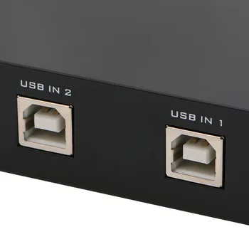 

2 Ports USB2.0 Sharing Device Switch Switcher Adapter Box For PC Scanner Printer