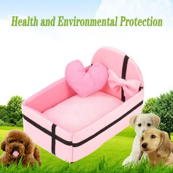 

Pet Supplies Dog Bed Washable Dog Mat Small And Medium-sized Pet Plush Kennel Pink
