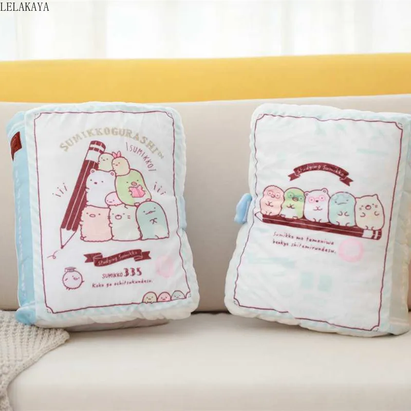 Мультяшная аниме Sumikkogurashi креативная плюшевая подушка с принтом животных мягкая
