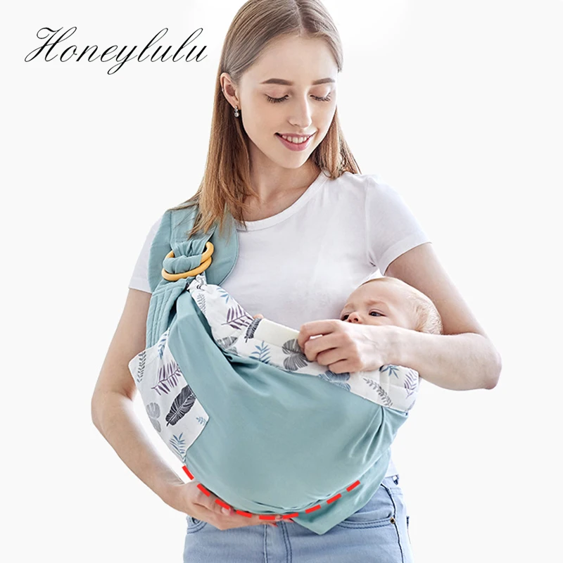 Накидка переноска для новорожденных Honeylulu двухсторонняя накидка хлопковая
