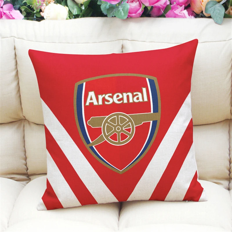 22 NEW National Flags Soccer Teams Cushion Covers Linen Football Europe America Nations Clubs Pillow Covers Decorative Throw Pillow - Цвет: 22