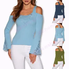 Plus size women shirts clothing clothes womens tops blouses 2020 shirt crop top vintage  ropa de mujer off shoulder top