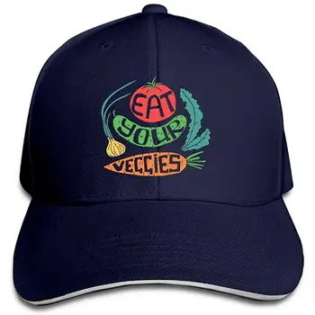 

Men's Women's Custom Eat Your Veggies Trucker Cap Adjustable Plain Baseball Cap