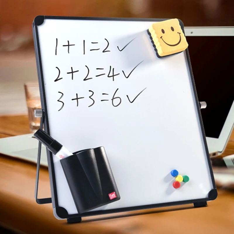

2020 Erasable White Board Magnetic Desktop Whiteboard Office School Tableau Blanc Roll Up Reusable Message Board