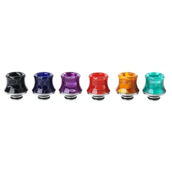 

6Pcs/Box 510 Drip Tip Resin Snake Skin Drip Nozzle Mouthpiece for Rda Rta Tank Q39D
