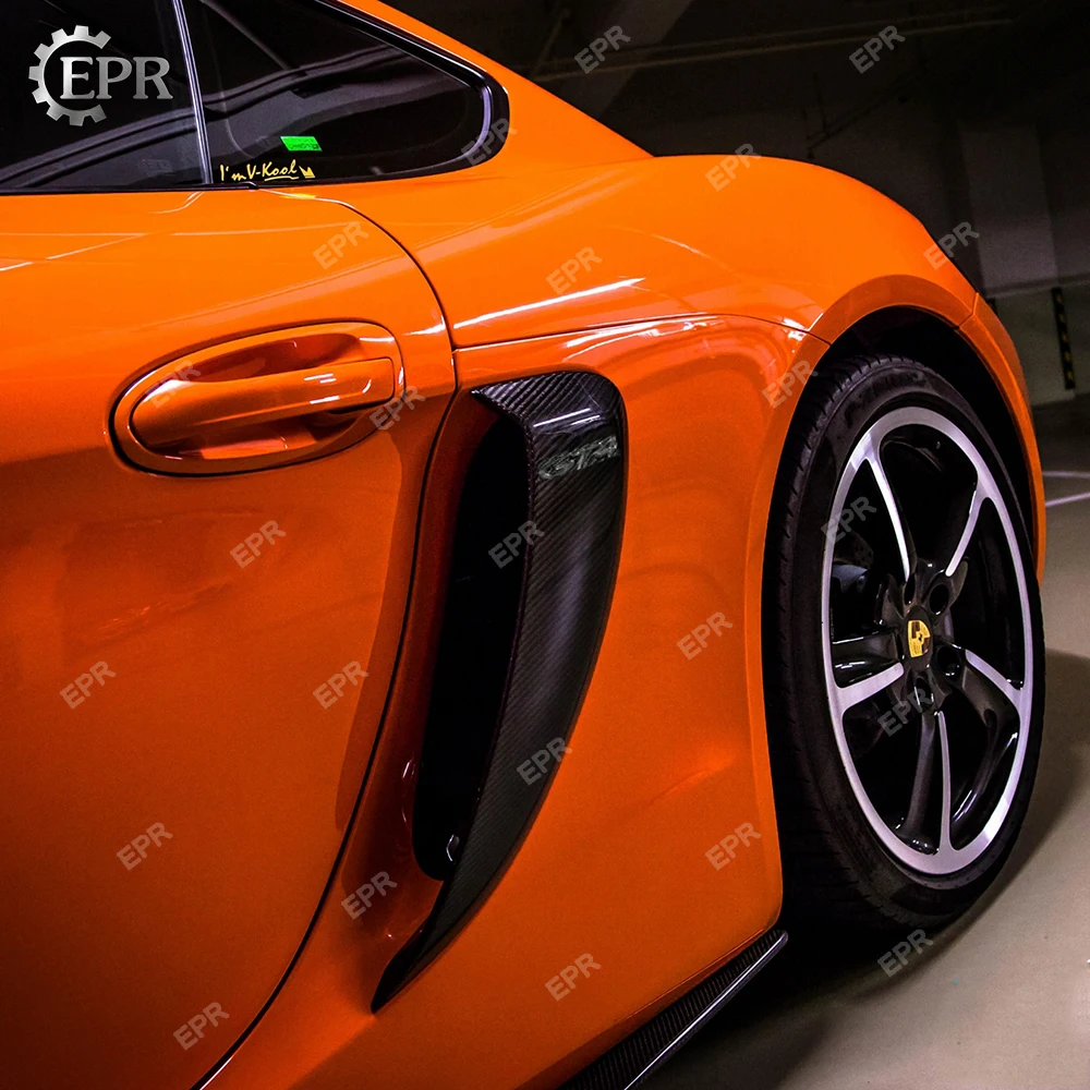 Вентиляционные отверстия для воздуховодов из углеродного волокна Porsche 981 Boxster