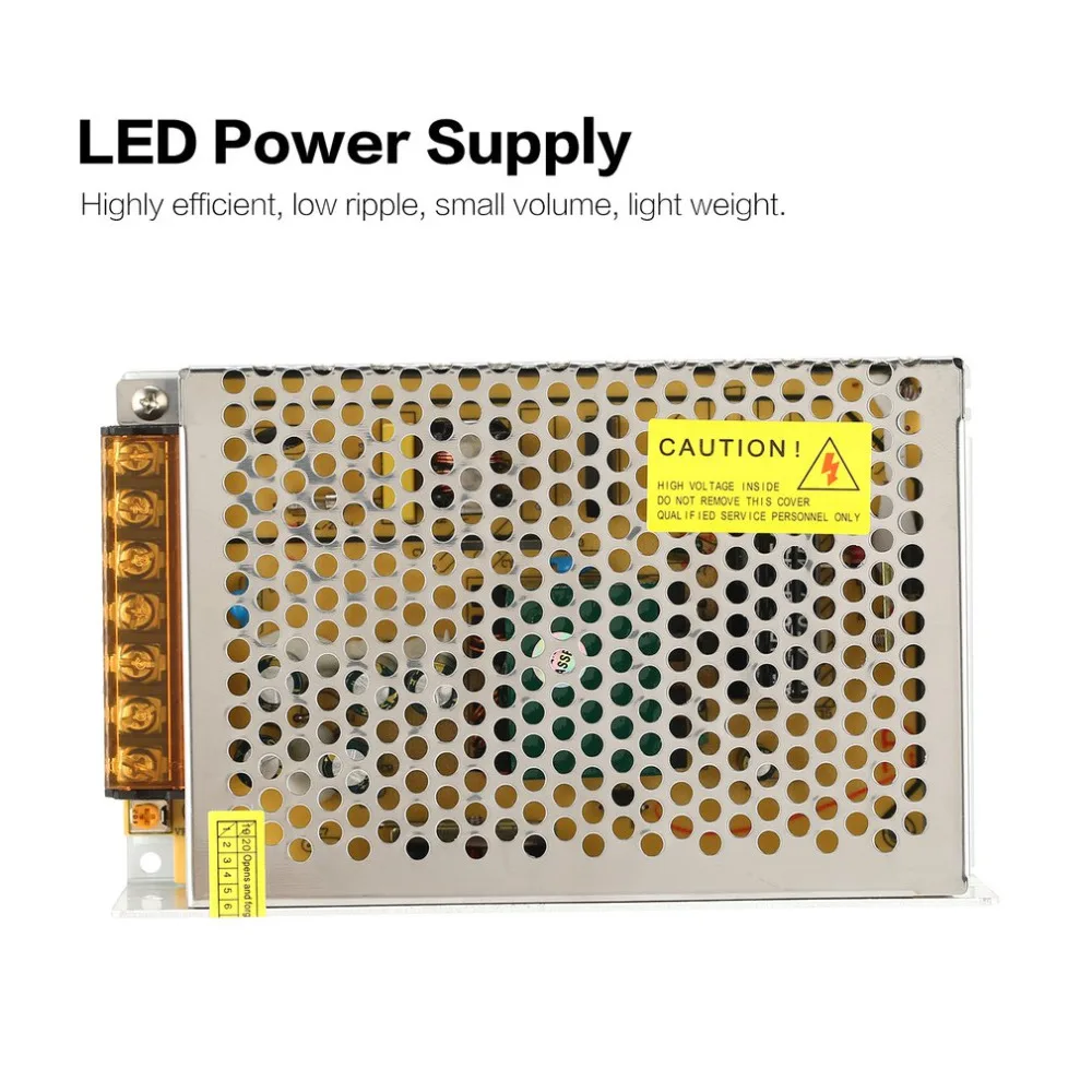 

DC 5V 100W LED Power Supply Switch Current Volt Driver Adaptor Switching Lighting Stabilized Transformer Constant Voltage