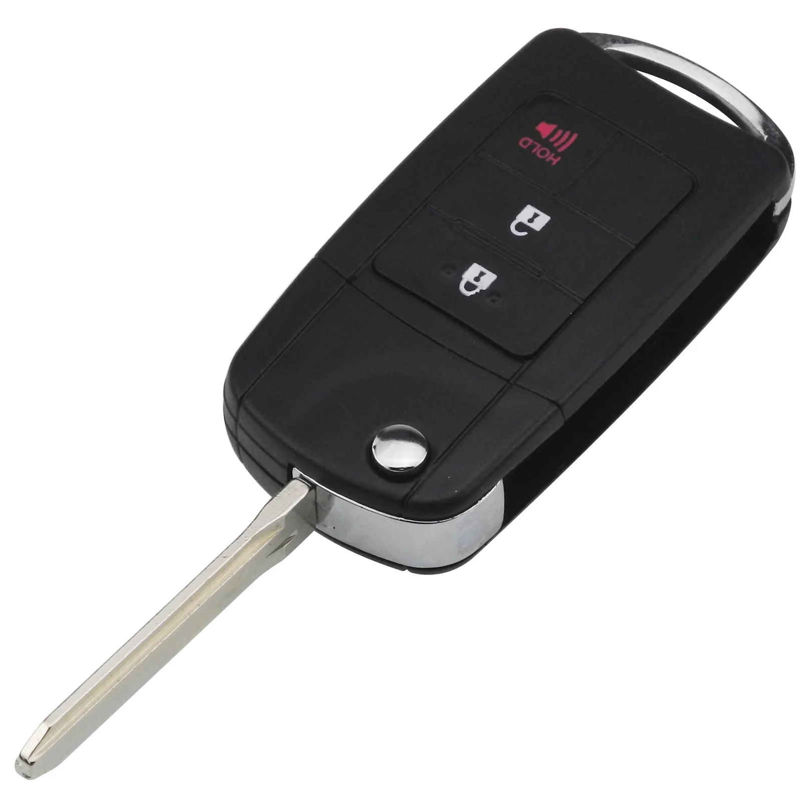 Jinyuqin модифицированный дистанционный ключ для автомобиля 2/3/4 пуговицы складной удаленное Управление ключ чехол для TOYOTA Reiz Corolla Camry TOYOTA Previa RAV - Количество кнопок: 2Button Panic