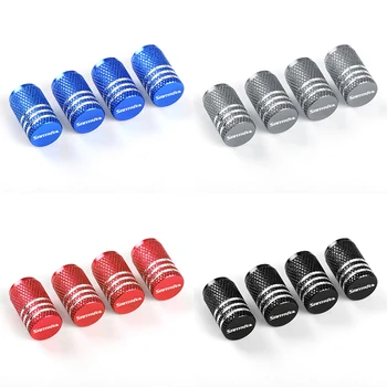 

4pcs car Aluminum alloy Wheel Stem Covers Tire Valve Caps Decoration for Hyundai Santa fe Santafe Accessories car styling