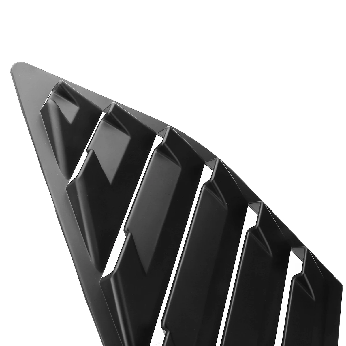 Mayitr 2pcs Matte Black Car Window Side Louvers Vent Louver Cover Scoop For Ford Focus ST RS MK3 Hatchback