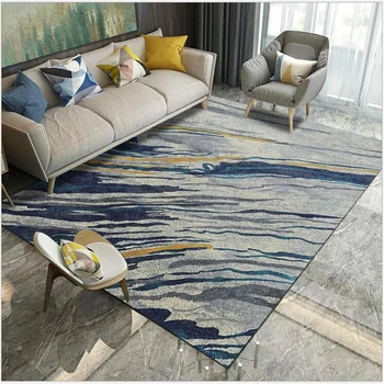 

Carpets for Living Room Nordic Style Simple Soft Polyester Bedroom Rugs Floor Door Mat Living Room Table Accessories