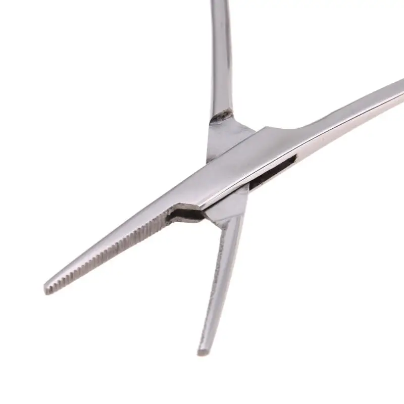 Медицинские зажимы для домашних собак Hemostat из Нержавеющей Стали Изогнутый прямой головкой трещотка медицинские щипцы для домашних животных аксессуары для собак
