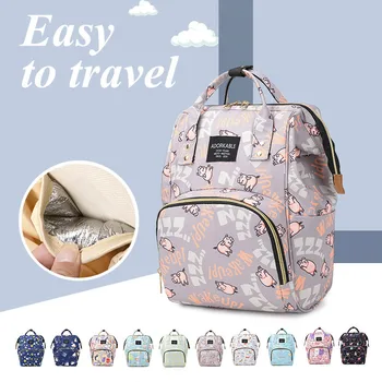 

Mommy Maternity Bag Multifunctional Mother and Baby Bag Baby Large-capacity Feeding Bottle Insulation Diaper Bag Outing Backpack