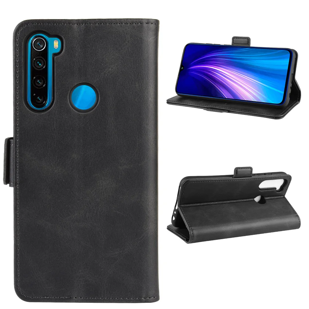 Чехол для Xiaomi Redmi note 8T Кожаный Бумажник откидная крышка винтажный магнит чехол для телефона для Redmi note 8T Coque