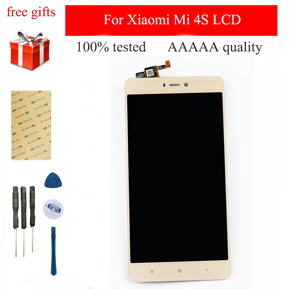 5 0 дюймов для Xiaomi mi 4S lcd сенсорный экран дигитайзер сборка Рамка ЖК-дисплей Замена