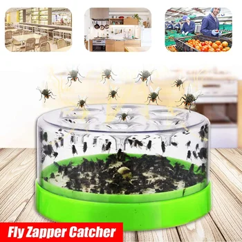 

Portable Automatic Fly Catcher Reusable Effective Fly Trap Pest Device Insect Catcher Automatic Flycatcher Fly Catching Trap