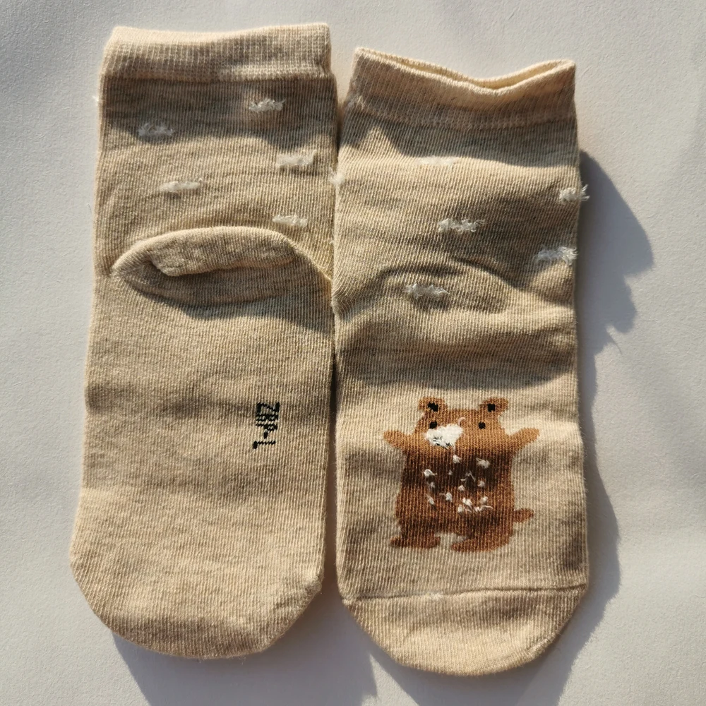 Спортивные осенние мягкие хлопковые носки для мальчиков 1 год рисунок с милым