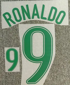 

2006 BRAZIL #9 Ronaldo Nameset Printing Iron On Heat Transfer Patches