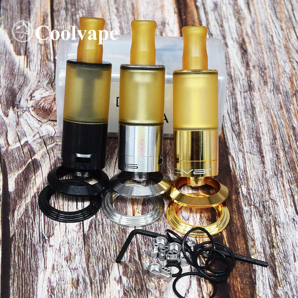 Coolvape Dvarw 16 RTA 2 мл мм dvarw mtl rta 316ss перестраиваемый бак потока воздуха Одиночная