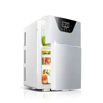 20L Kitchen Refrigerator Dual-Door Fridge Freezer Electric Refrigerator