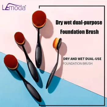 

Lemoda 1Pcs Portable Toothbrush Type Makeup Brush Professional Blush Face Foundation Blending Makeup Br