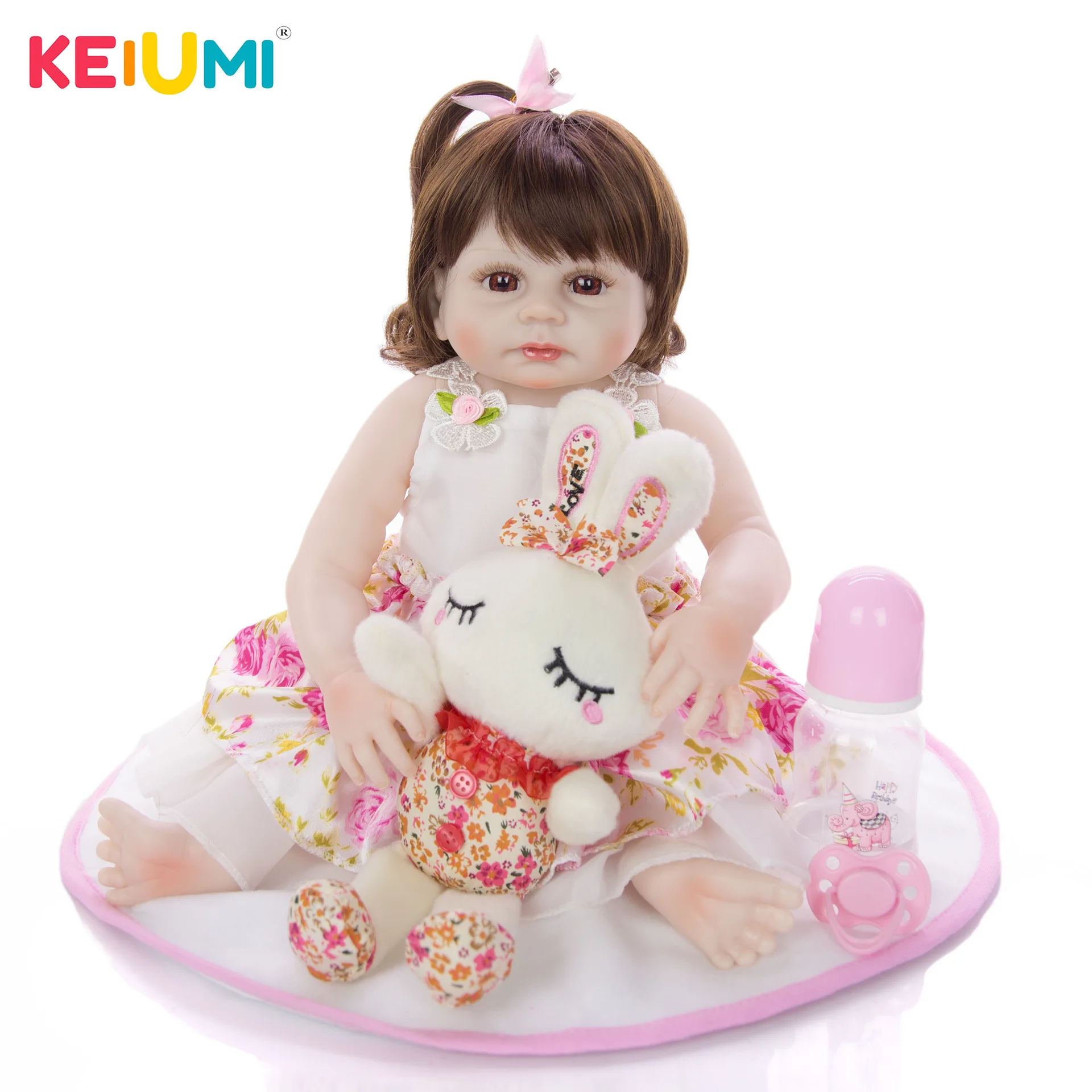  Keiumi AliExpress Hot Selling 19-Inch Reborn Baby Doll Model Infant Reborn Baby