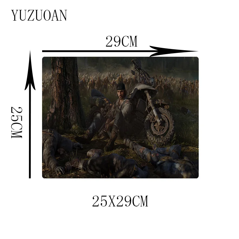 29X250X2MM Yuzuoan HD World Action Game_ PS4 коврик для мыши Скорость клавиатуры компьютерная игра Блокировка края коврик для мыши большой размер - Цвет: 29X250X2MM